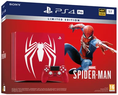 PlayStation 4 Pro 1 TB: Spider-Man Limited Edition