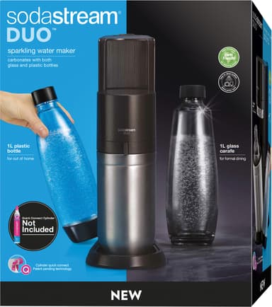 SodaStream Duo kolsyremaskin utan cylinder SS1016802771 (svart)