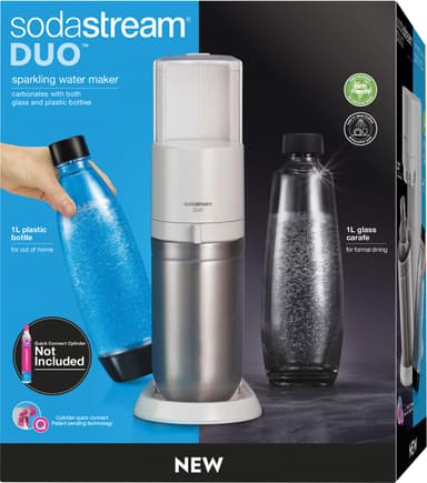 SodaStream Duo kolsyremaskin utan cylinder SS1016802770 (vit)