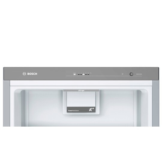 Bosch Series 4 fridge KSV36VB3P (svart dörr/grå sidor)
