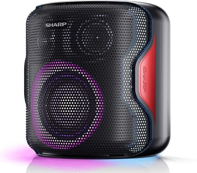 Sharp PS-919 Party Speaker 130 W, Bluetooth, Svart, Med inbyggt batter