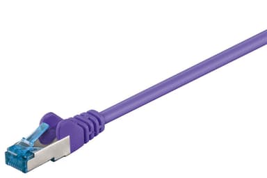 Patchkabel CAT 6A, S/FTP (PiMF), Violett, 5 m