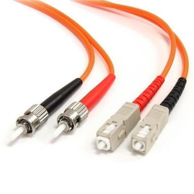 StarTech.com 3 m 62,5/125 multiläges Duplex-fiberpatchkabel ST - SC, 3