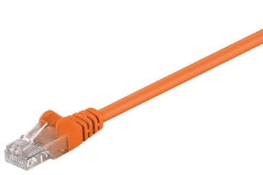 Goobay Patchkabel CAT 5e, U/UTP, orange, 2 m