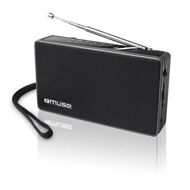 Muse M-030R Svart, 2-bands bärbar radio