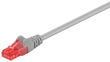 Goobay CAT 6 patchkabel, U/UTP, grå
