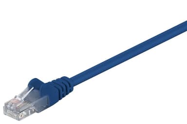 Goobay 68385 CAT 5e patchkabel, U/UTP, blå, 7,5 m