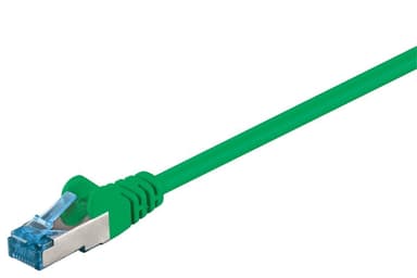 Goobay Patchkabel CAT 6A, S/FTP (PiMF), grön, 20 m