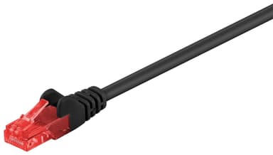 Goobay CAT 6 patchkabel, U/UTP, svart