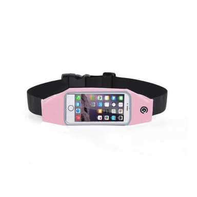 Sportbälte med mobilhållare Medium Rosa