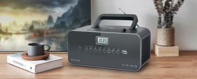 Muse Bärbar radio M-28DG USB-port, AUX-ingång,