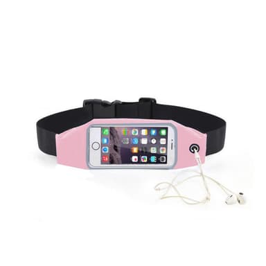 Sportbälte med mobilhållare Medium Rosa