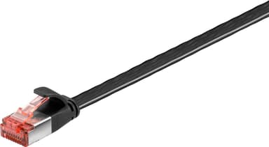 Goobay CAT 6 platt patchkabel, U/FTP, svart
