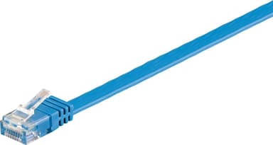 Goobay CAT 6 platt patchkabel, U/UTP, blå