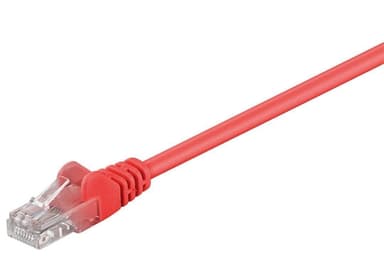 Goobay 68354 CAT 5e patchkabel, U/UTP, röd, 15 m