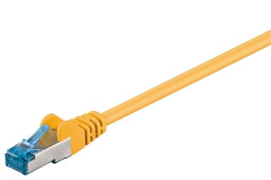 Goobay Patchkabel CAT 6A, S/FTP (PiMF), gul, 2 m