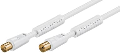 Goobay Antennkabel med ferrit (80 dB), dubbelskärmad