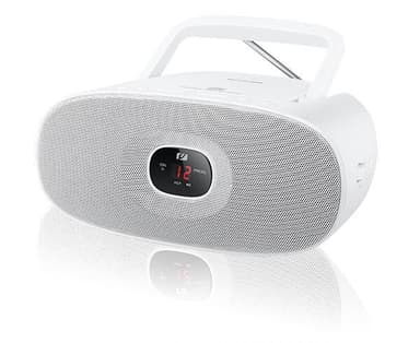 Muse MD-202RDW Vit, Bärbar radio CD-spelare,