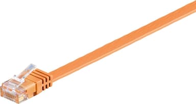 Goobay CAT 6 platt patchkabel, U/UTP, orange