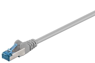 Goobay Patchkabel CAT 6A, S/FTP (PiMF), grå, 0,5 m