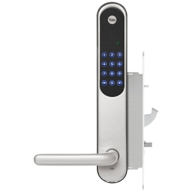 Yale Doorman V2N elektroniskt dörrlås (silver) - Elgiganten