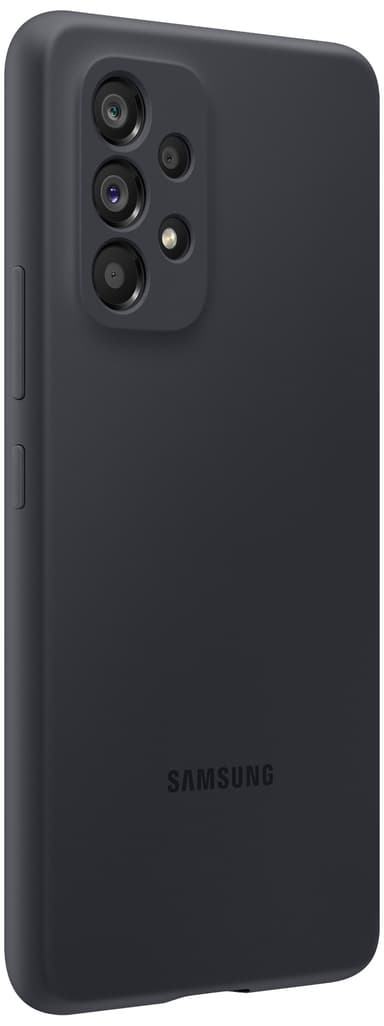 Samsung Galaxy A53 silikonfodral (svart)