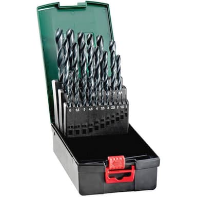 Metabo 627667000 Metall-spiralborrset 25 delar 1 st