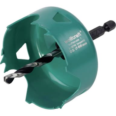 Wolfcraft 5968000 Hålsåg 68 mm 1 st