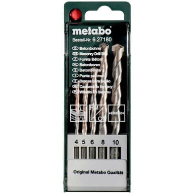 Metabo 627180000 Betong-spiralborr set 5 delar 4 mm, 5