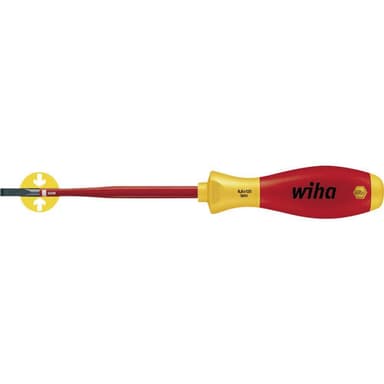 VDE Spårskruvmejsel Wiha Klingbredd: 6.5 mm Klinglängd: