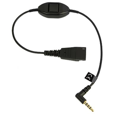 Jabra Quick Disconnect till 3.5 mm mini-jack adapter