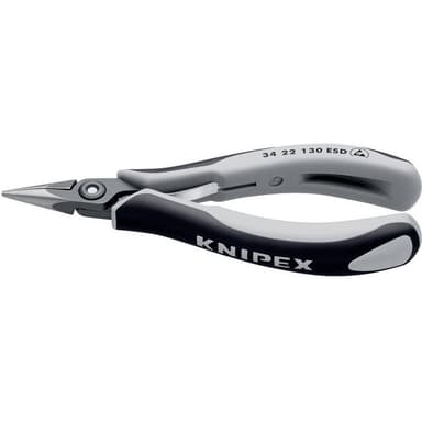 ESD Flat rundtång Rak 135 mm Knipex 34 22 130 ESD