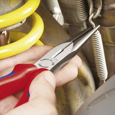 Verkstad Flat rundtång Böjda 40° 200 mm Knipex 26 22