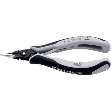 ESD Flat rundtång 130 mm Knipex 34 52 130 ESD
