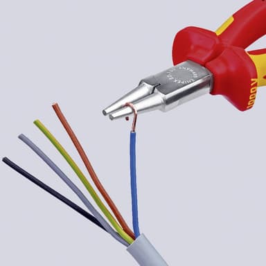 VDE Rundtång Rak 160 mm Knipex 22 06 160