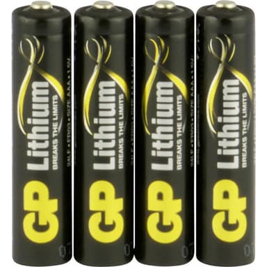 Batteri AAA (R03) Litium GP Batteries GP24LF359C4 1.5 V
