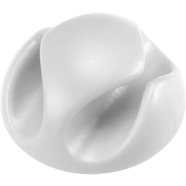 TRU COMPONENTS 558353 Kabelhållare självhäftande Vit 1