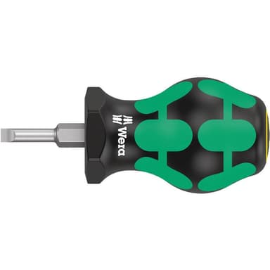 Spårskruvmejsel Wera 335 Stubby Klingbredd: 4 mm