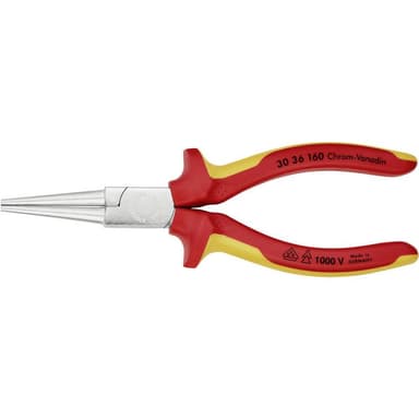 VDE Rundtång Rak 160 mm Knipex 30 36 160