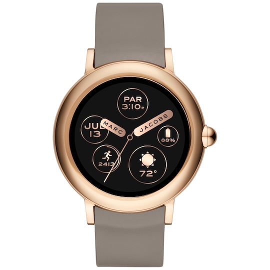 Marc Jacobs Riley Touchscreen smartwatch (rosé guld)