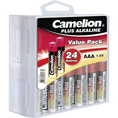 Batteri AAA (R03) Alkaliskt Camelion Plus LR03 1250 mAh - Elgiganten