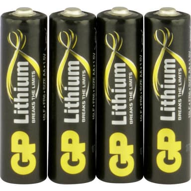 Batteri AA (R6) Litium GP Batteries GP15LF562C4 1.5 V 4