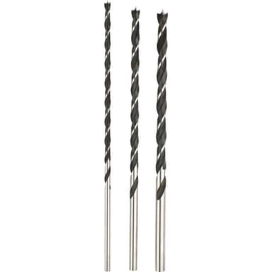 Trä-spiralborr-set 3 delar 6 mm, 8 mm, 10 mm kwb 511890