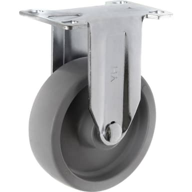 TOOLCRAFT TO-5137941 Fasthjul med skruvplatta 100 mm