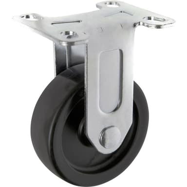 TOOLCRAFT TO-5137908 Fasthjul med skruvplatta 75 mm