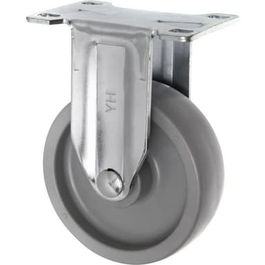 TOOLCRAFT TO-5137941 Fasthjul med skruvplatta 100 mm