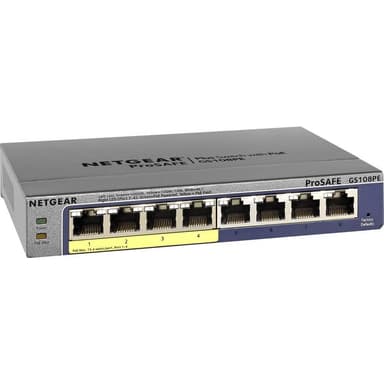 NETGEAR GS108PE-300EUS GS108PE Nätverks-switch 8 Port 1