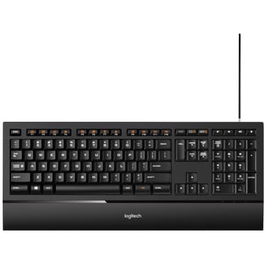 Logitech K740 tangentbord (svart) Logitech K740 tangentbord (svart)