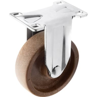 TOOLCRAFT TO-5137950 Fasthjul med skruvplatta 100 mm