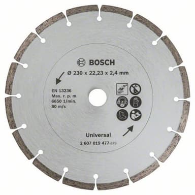 Bosch Accessories 2607019477 Diamant-kapblad 230 mm